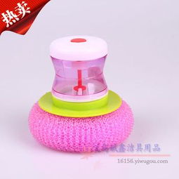 創意按壓式不粘油鍋刷 懶人廚房的潔凈新體驗